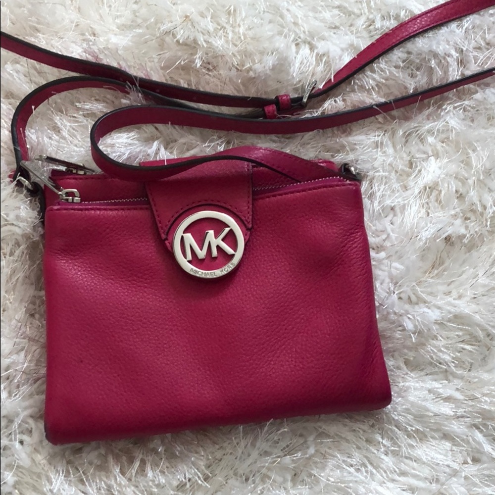 Michael Kors pink cross body